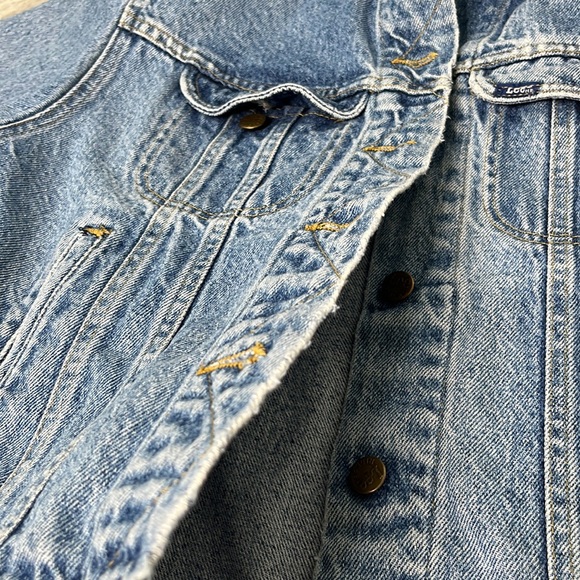 Vintage 80’s LEE Trucker Blue Jean Jacket - Picture 6 of 10